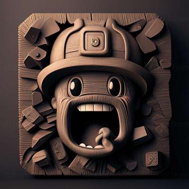 3D model Spelunky game (STL)